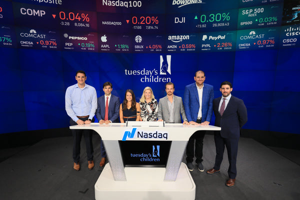 Tall Order attends Tuesday's Children NASDAQ Opening Bell Ceremony 9.11.2019