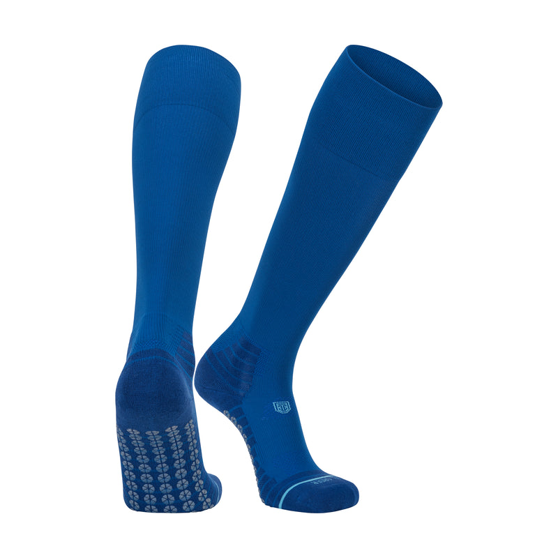All Sport Performance Over the Calf Gripper Sock - Medium Blue