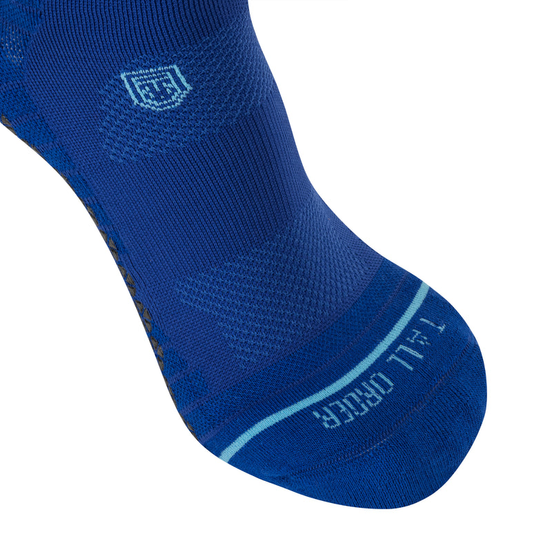 All Sport Performance Over the Calf Gripper Sock - Blue