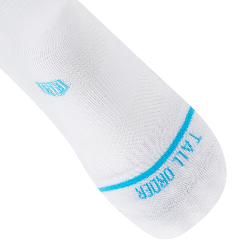All Sport Performance Crew Length Gripper Sock - White