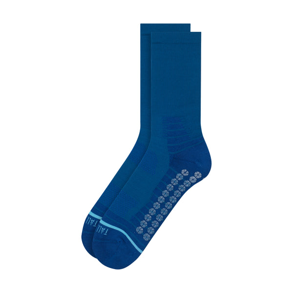 All Sport Performance Crew Length Gripper Sock - Dark Blue