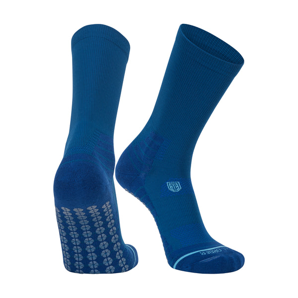 All Sport Performance Crew Length Gripper Sock - Dark Blue