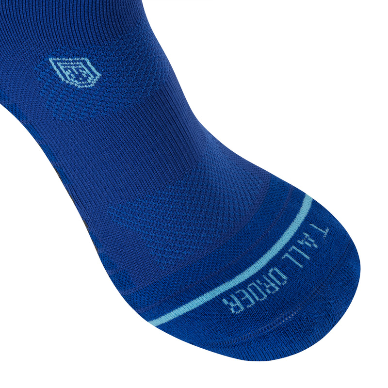 All Sport Performance Crew Length Gripper Sock - Blue