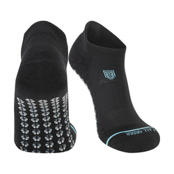 All Sport Performance Low Cut Black Gripper Sock