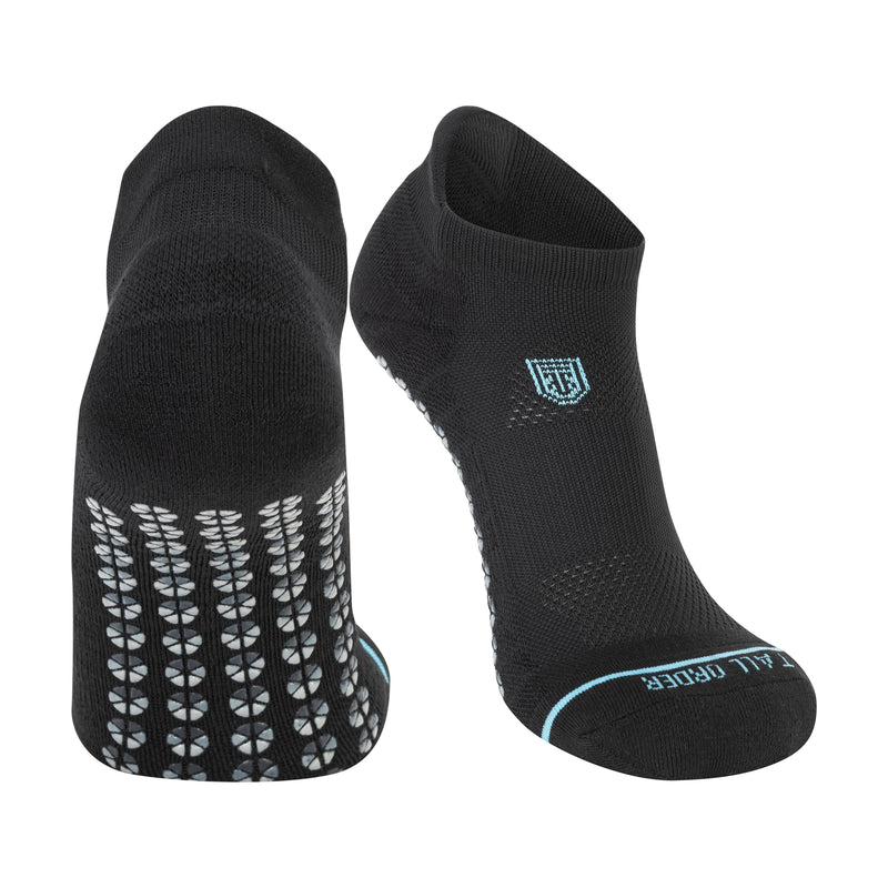 All Sport Performance Low Cut Gripper Sock - Black