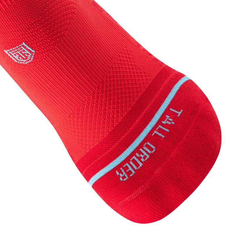 All Sport Performance Red Gripper Sock Details