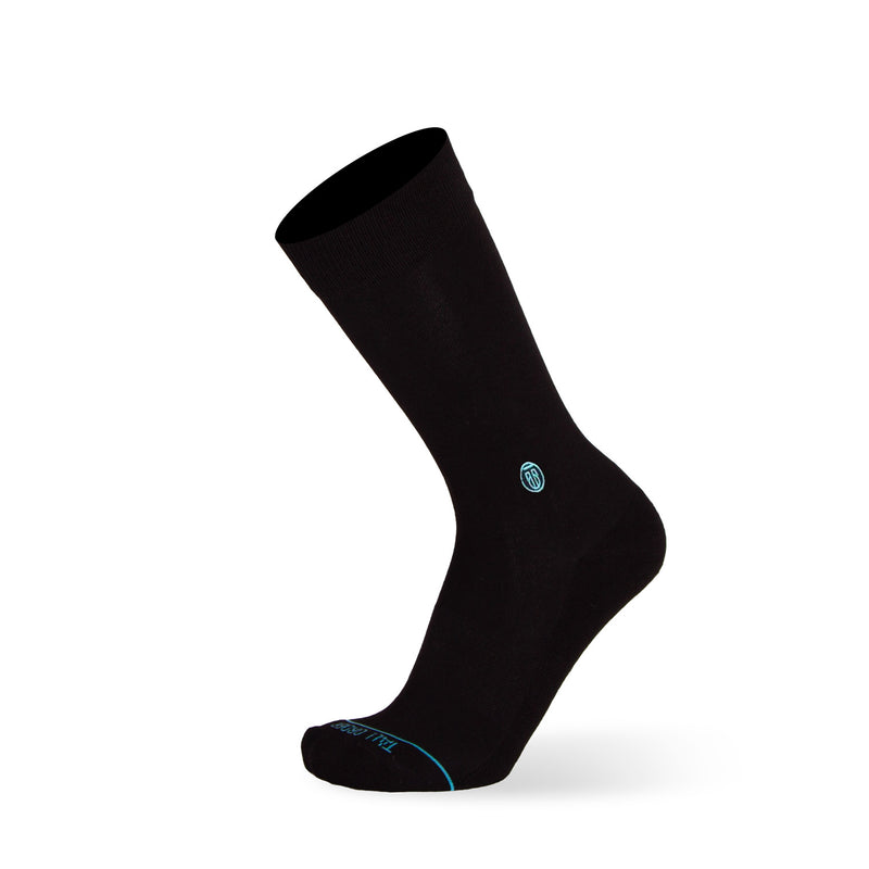 Solid Black Cushioned Dress Socks | Sizes 9-20 Sizes 16-20 Solid Black Cushioned Dress Socks | Sizes 9-20 Sizes 16-20