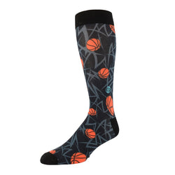 The Mark, Big & Tall Men's Basketball Themed Dress Socks, Banded Socks