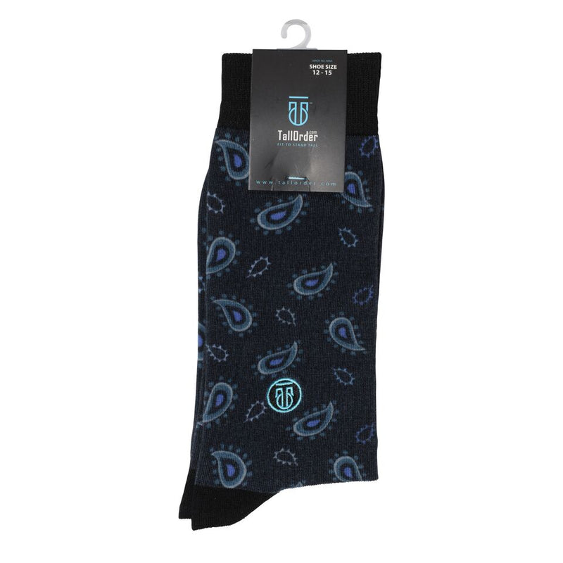 purple paisley dress socks The Thisbe