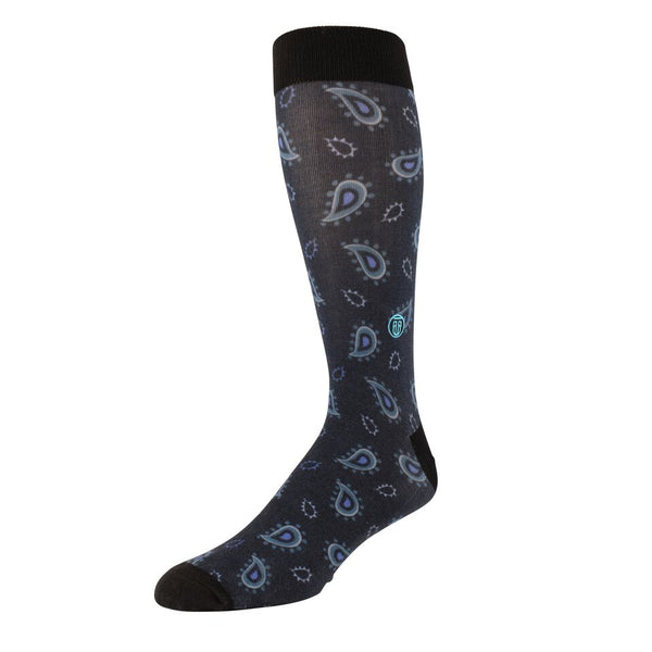 The Ralphie - Extra Cushioned - Purple Paisley Dress Socks The Ralphie - Extra Cushioned - Purple Paisley Dress Socks