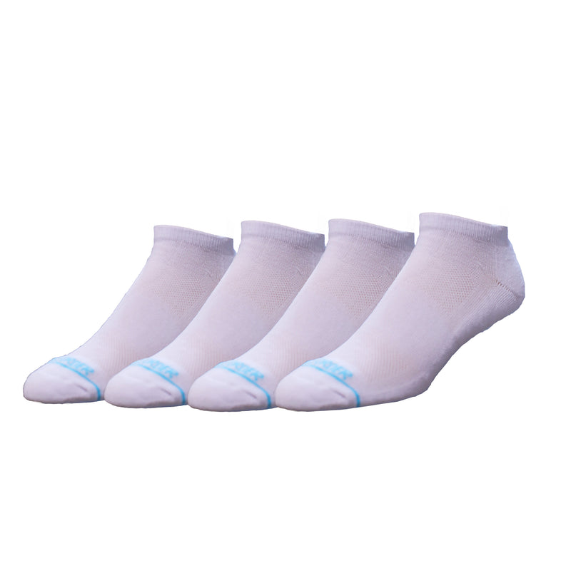 Solid White Two Pack - Extra Cushioned Ankle Socks